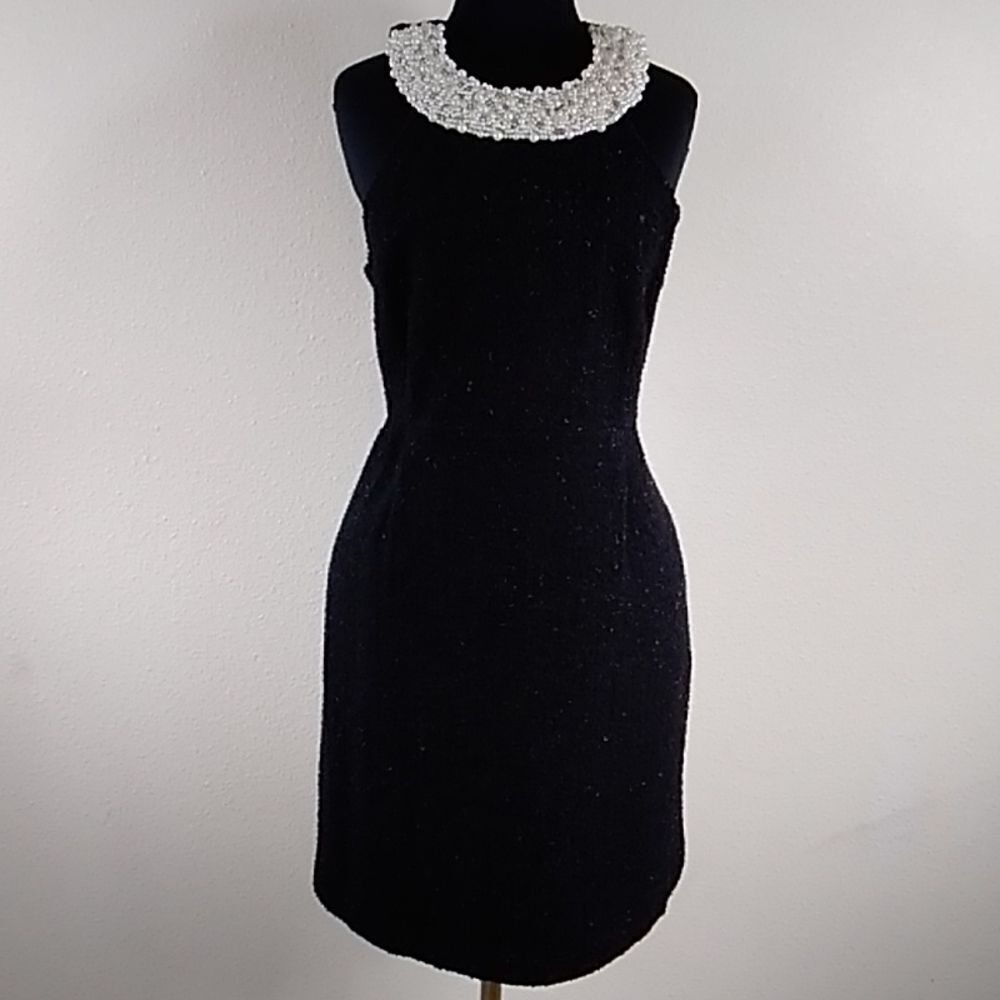 INC International Concepts Black Dress 1960 style